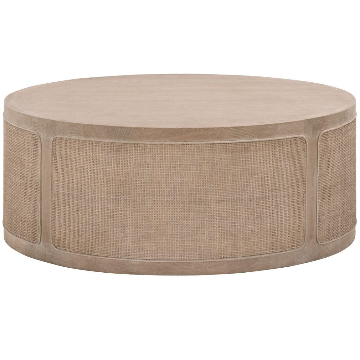 BLU Home Cane Coffee Table Furniture orient-express-8091.SGRY-OAK/CN