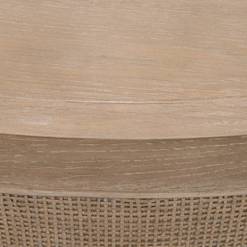 BLU Home Cane Coffee Table Furniture orient-express-8091.SGRY-OAK/CN