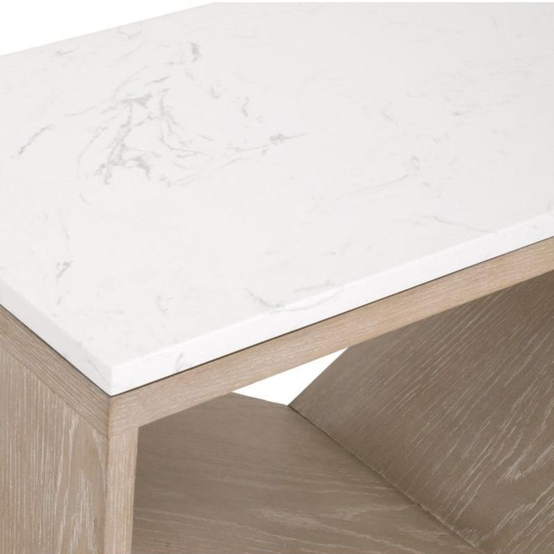 BLU Home Cellat Console Table Tables orient-express-8080.SGRY-OAK/WHTQ