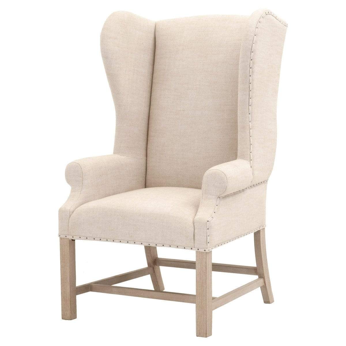 BLU Home Chateau Arm Chair - Bisque French Linen Furniture