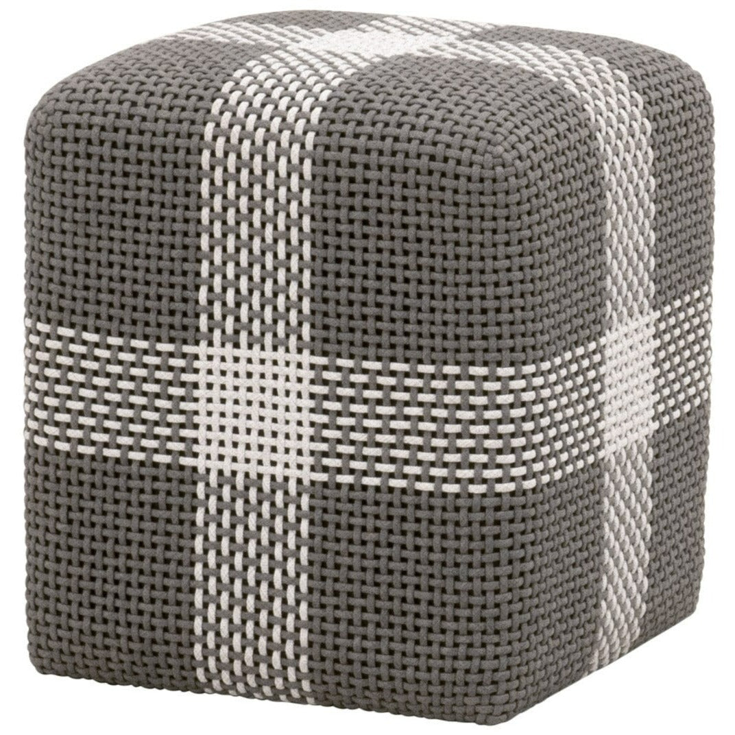 BLU Home Cross Outdoor Accent Cube Outdoor Furniture
