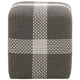 BLU Home Cross Outdoor Accent Cube Outdoor Furniture orient-express-6880.DOV/WHT