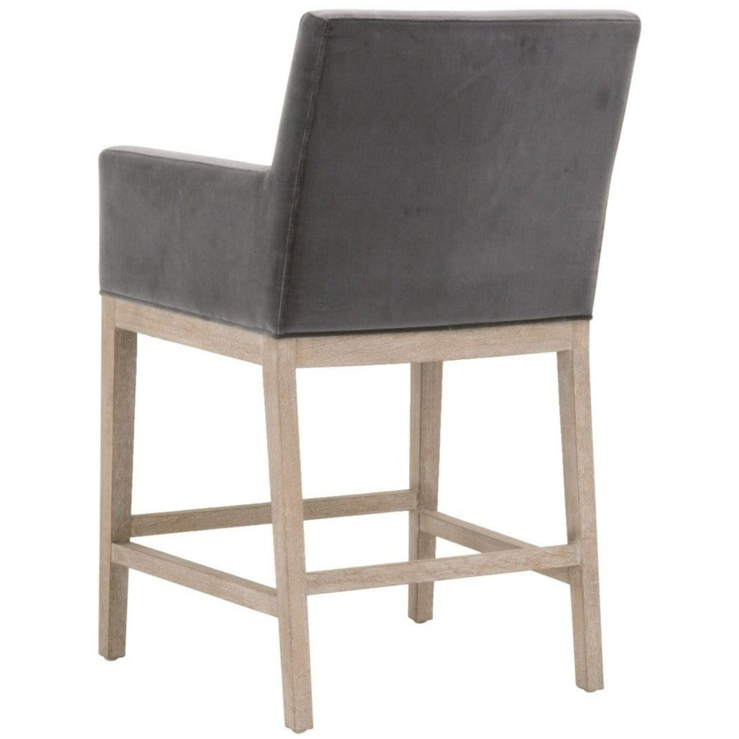 BLU Home Drake Slipcover Counter Stool Furniture