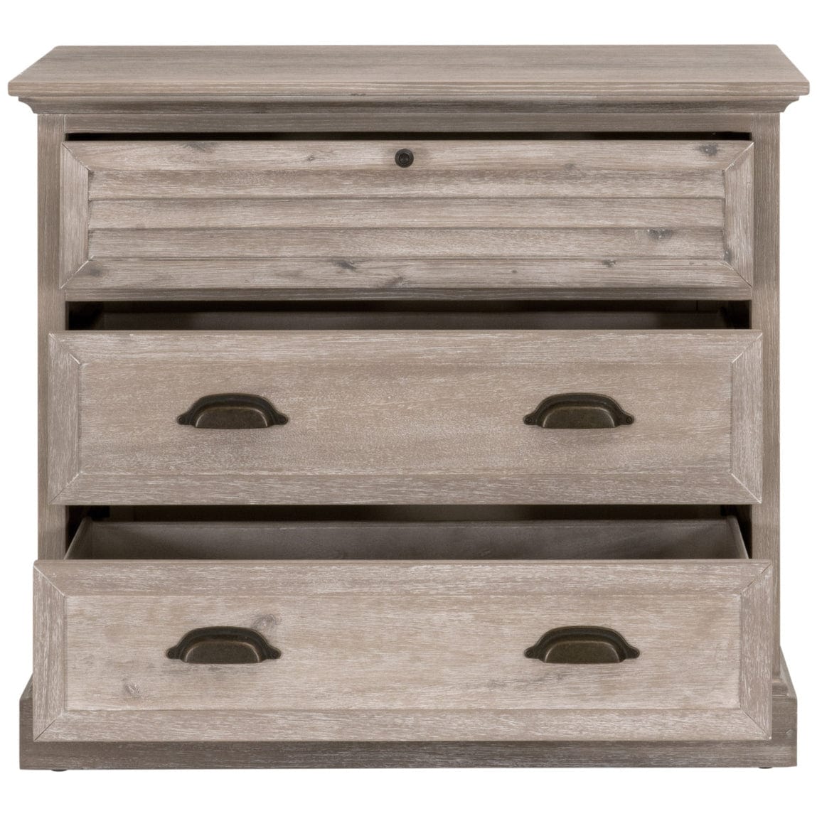 BLU Home Eden 3-Drawer Nightstand Furniture orient-express-6054.NG