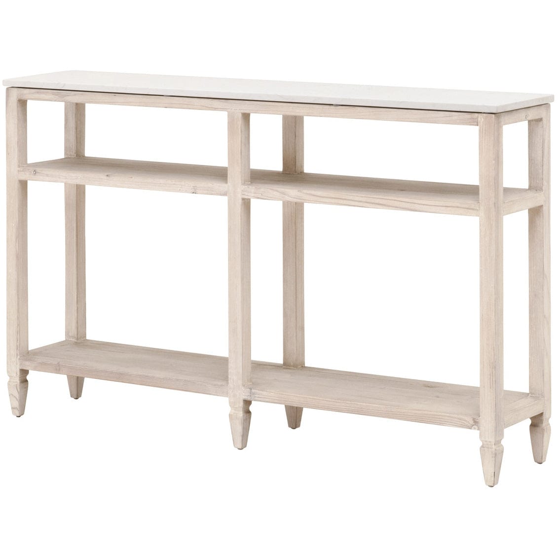 BLU Home Emerie Narrow Console Table Furniture orient-express-8016-N.WW-PNE/WHTQ
