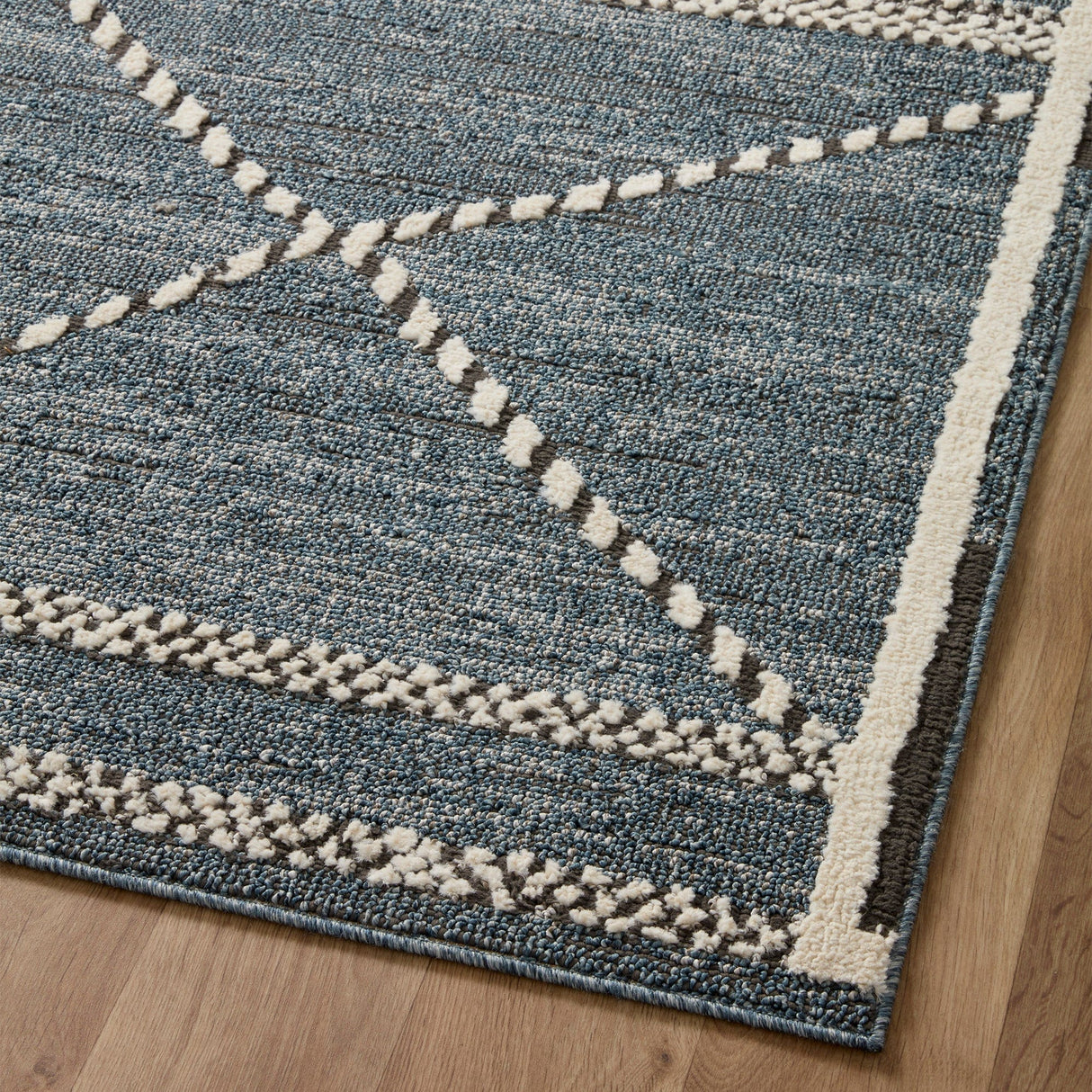 BLU Home Fabian Rug - Denim/Charcoal Rugs