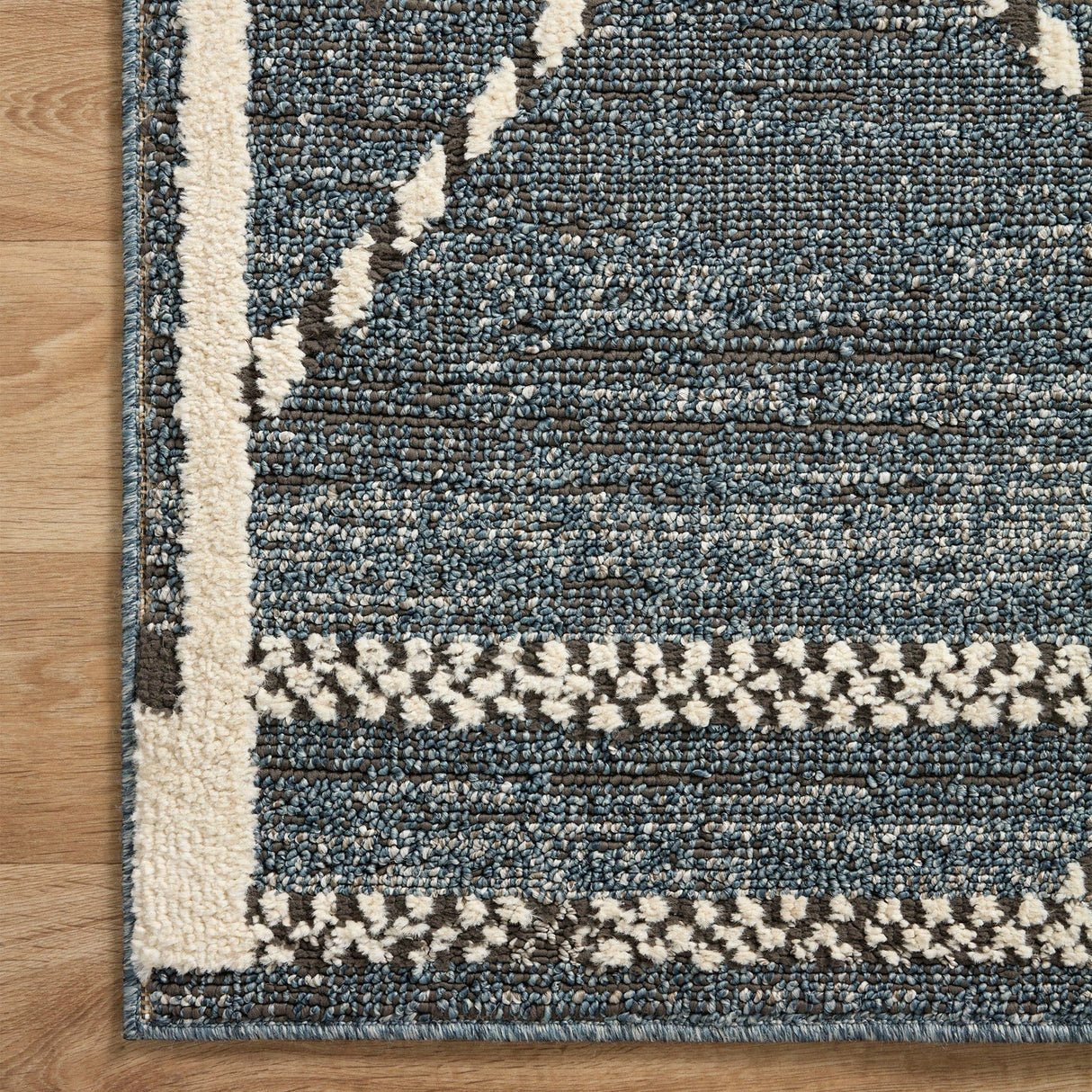 BLU Home Fabian Rug - Denim/Charcoal Rugs