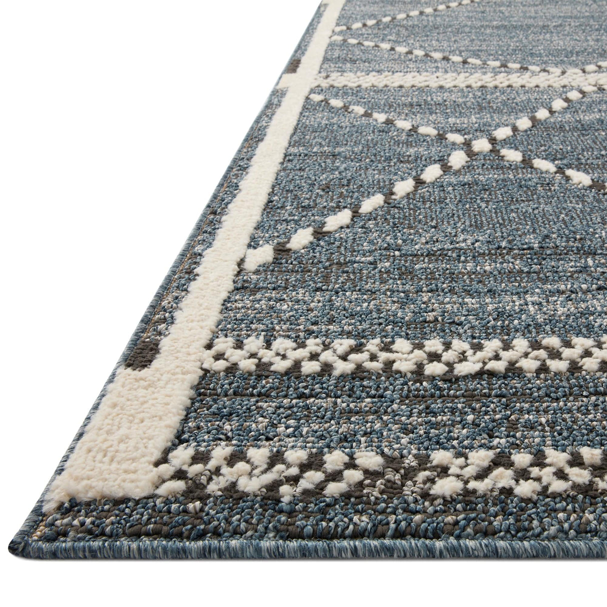BLU Home Fabian Rug - Denim/Charcoal Rugs