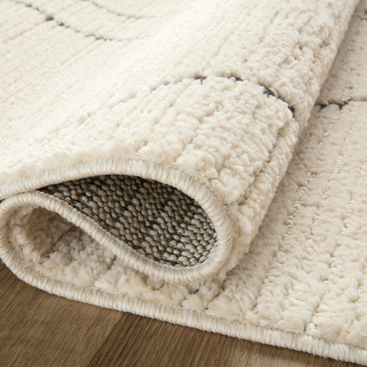 BLU Home Fabian Rug - Ivory/Charcoal Rugs