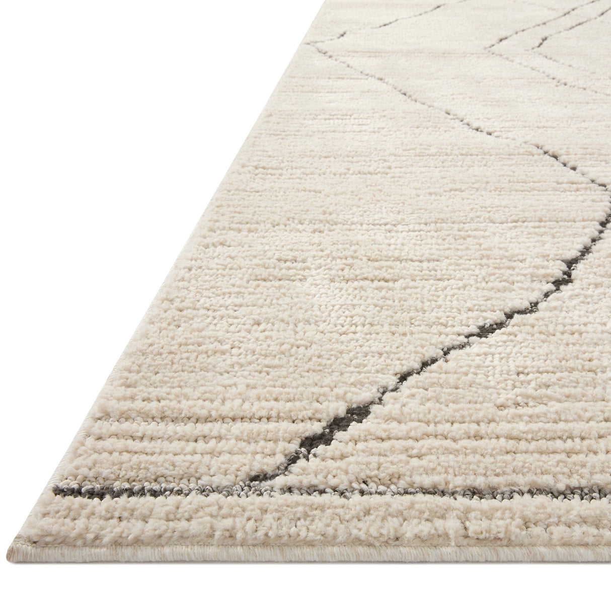BLU Home Fabian Rug - Ivory/Charcoal Rugs