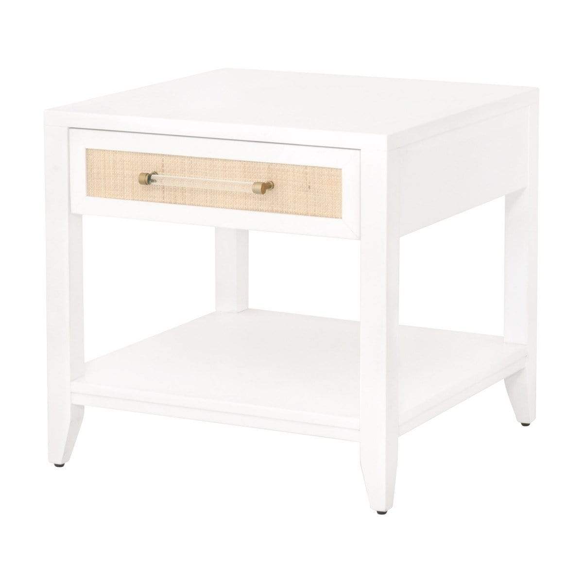BLU Home Holland Side Table Furniture orient-express-6144.WHT/NAT