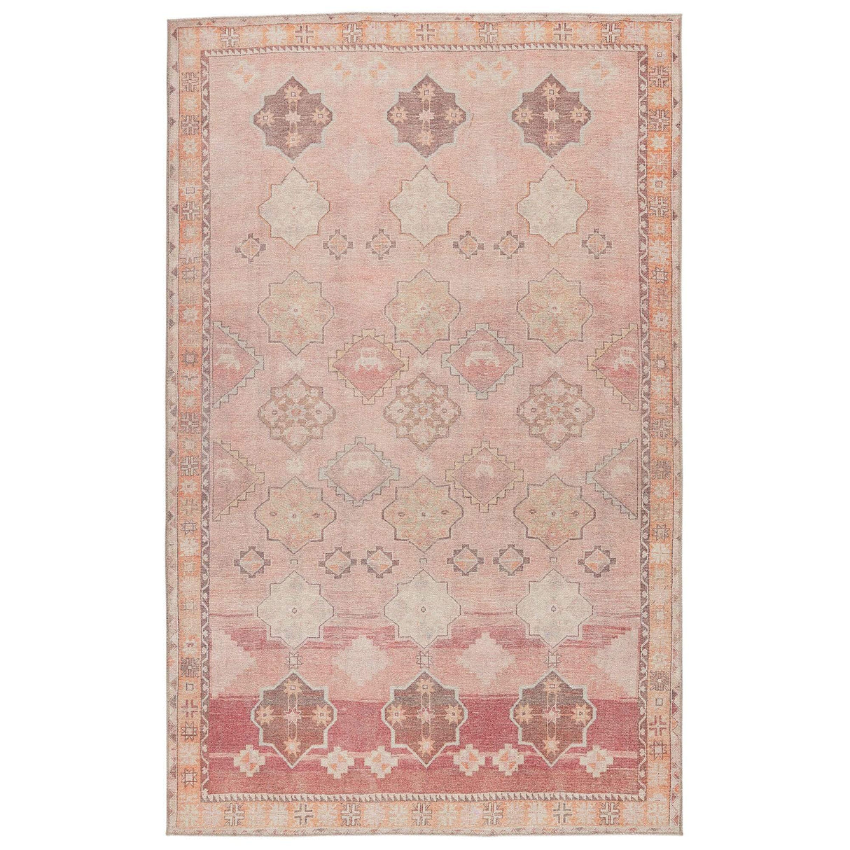 BLU Home Kairos Rug - Medallion Pink/Orange Rugs