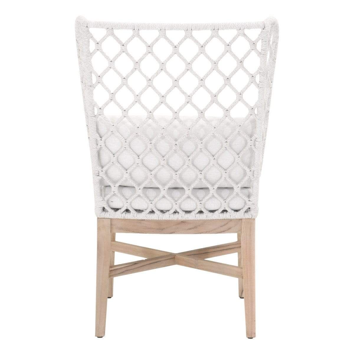 BLU Home Lattis Outdoor Wing Chair Furniture orient-express-6804.WHT/WHT/GT