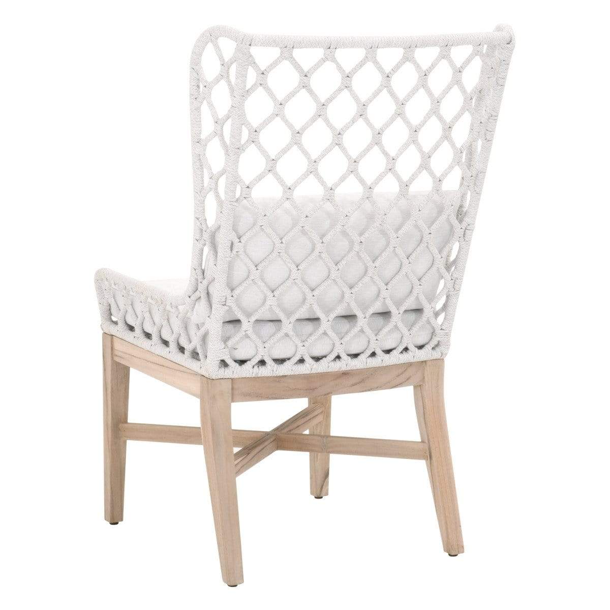 BLU Home Lattis Outdoor Wing Chair Furniture orient-express-6804.WHT/WHT/GT