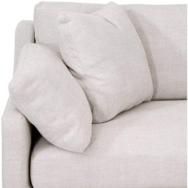 BLU Home Lena Modular Slope Arm Slipcover 2-Seat Left Arm Sofa Sofas orient-express-6603-2S1LA.BISQ