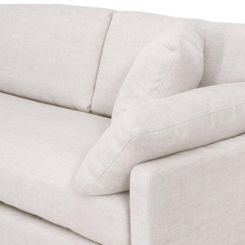 BLU Home Lena Modular Slope Arm Slipcover Sectional Sofas