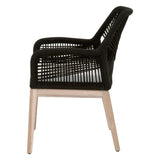 BLU Home Loom Outdoor Arm Chair - Black (Set of 2) Furniture orient-express-6809KD.BLK/PUM/GT