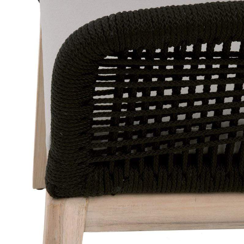 BLU Home Loom Outdoor Arm Chair - Black (Set of 2) Furniture orient-express-6809KD.BLK/PUM/GT