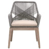 BLU Home Loom Side or Arm Chair (Set of 2) Arm Chairs, Recliners & Sleeper Chairs orient-express-6809KD.PLA/FLGRY/NG 00842279106706
