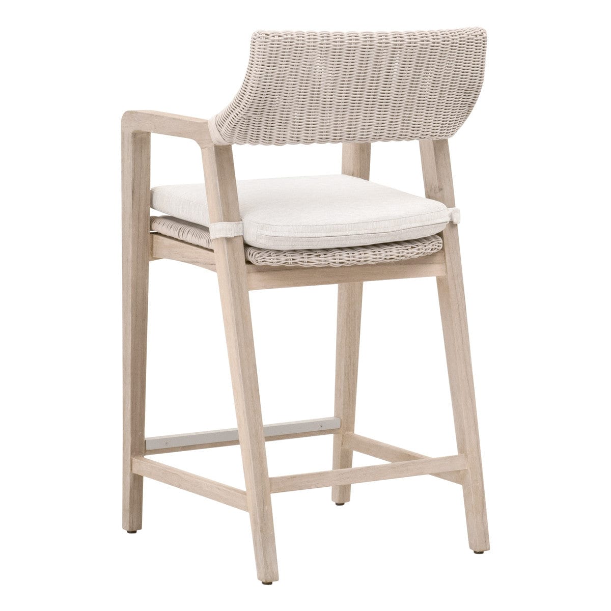 BLU Home Lucia Outdoor Counter Stool Outdoor Furniture orient-express-6810CS.PW/WHT/GT