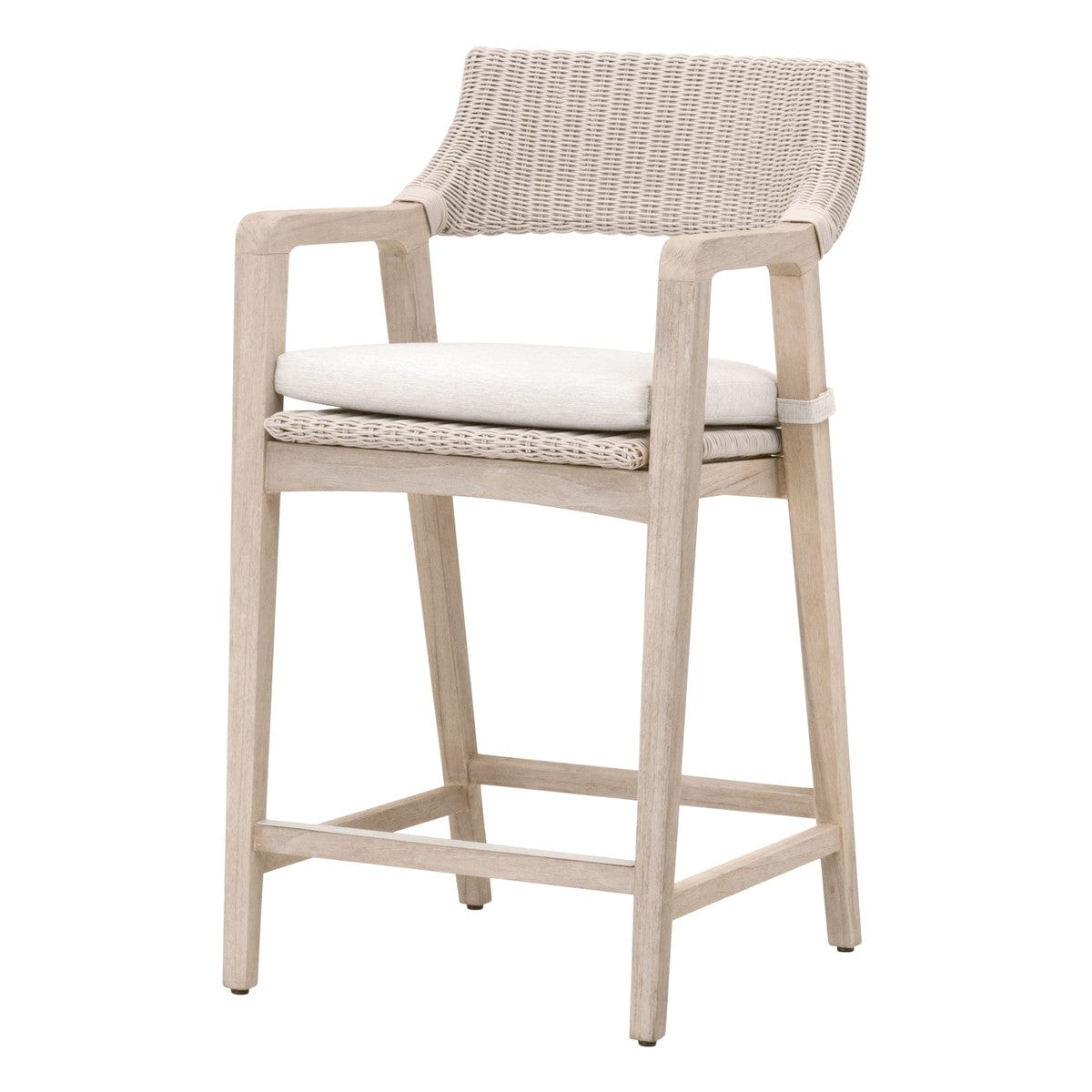 BLU Home Lucia Outdoor Counter Stool Outdoor Furniture orient-express-6810CS.PW/WHT/GT