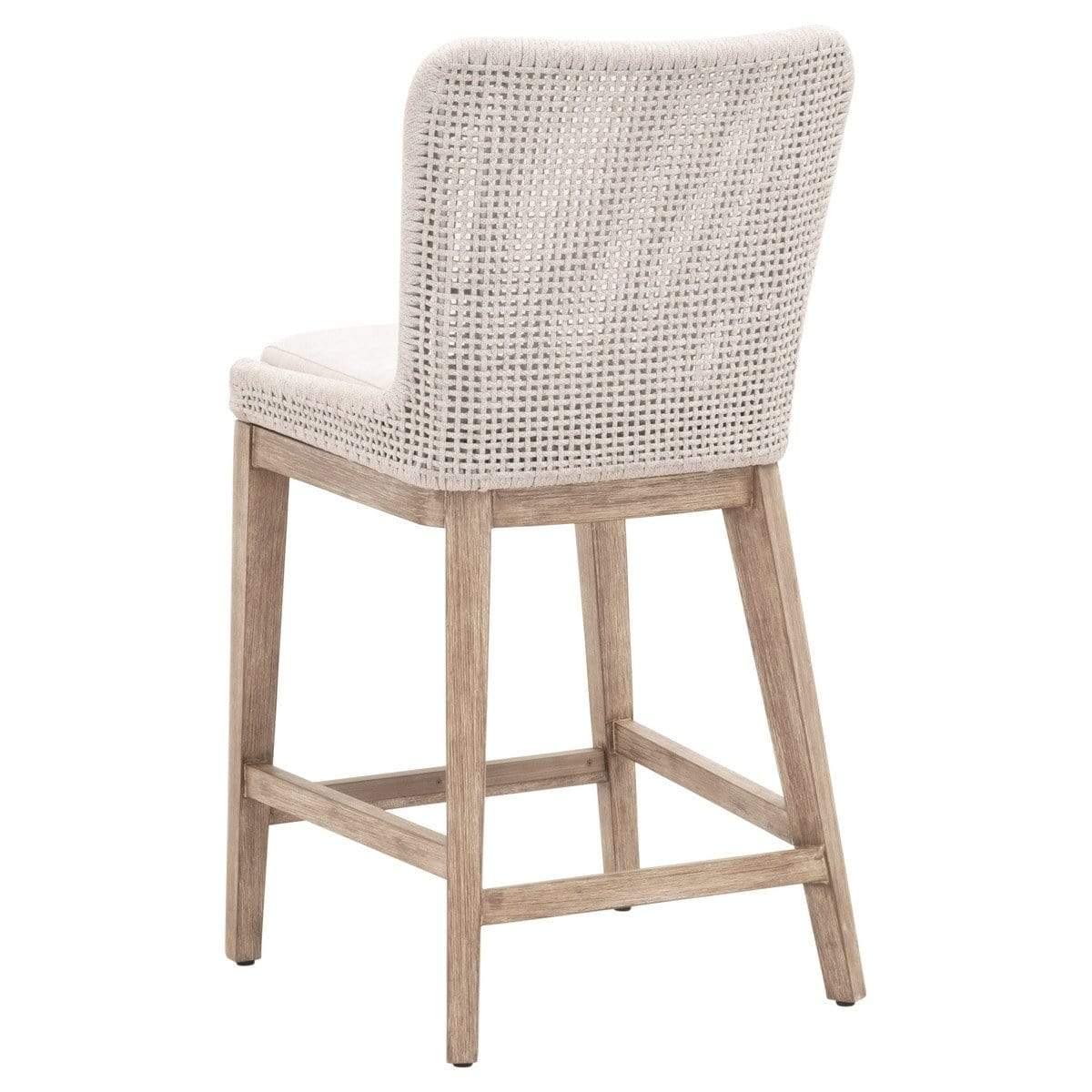 BLU Home Mesh Counter Stool Furniture orient-express-6853CS.WHT/WHT/NG