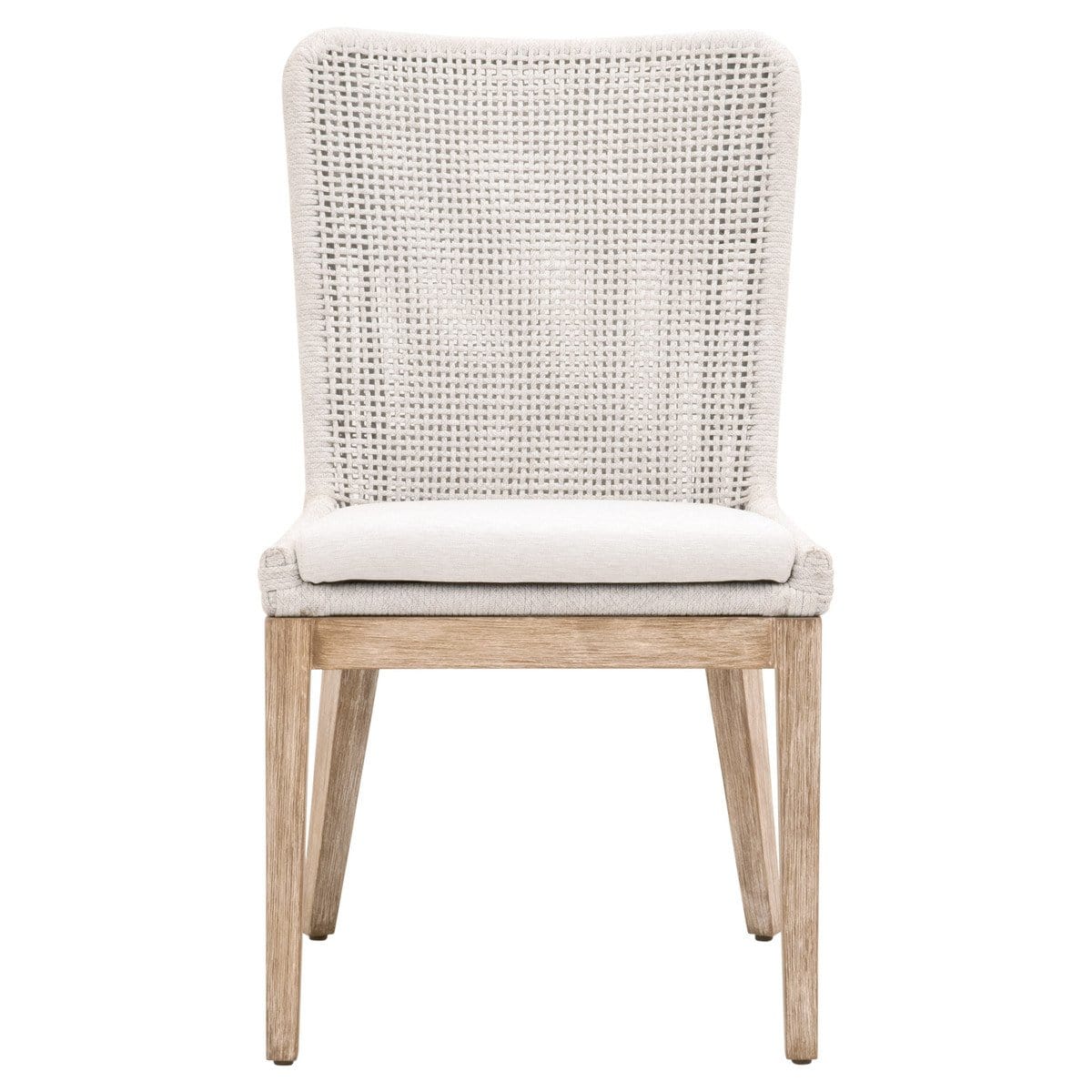 BLU Home Mesh Dining Chair (Set of 2) Furniture orient-express-6854.WHT/WHT/NG