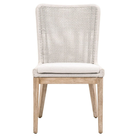 BLU Home Mesh Dining Chair (Set of 2) Furniture orient-express-6854.WHT/WHT/NG