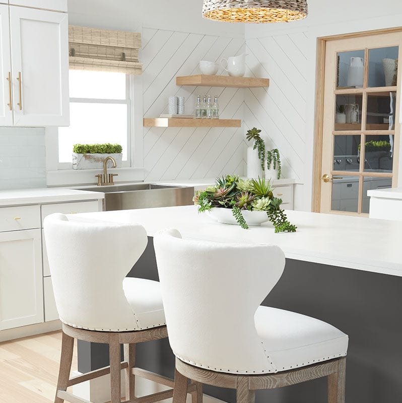 BLU Home Milton Swivel Counter Stool Furniture