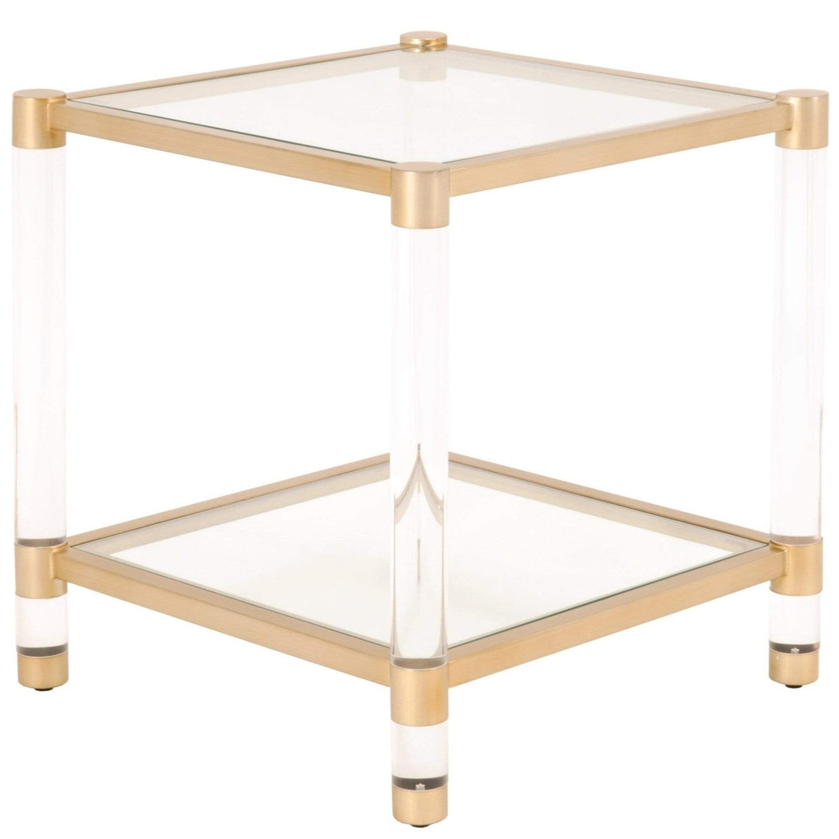 BLU Home Nouveau End Table Furniture orient-express-6074.BBRS/CLR