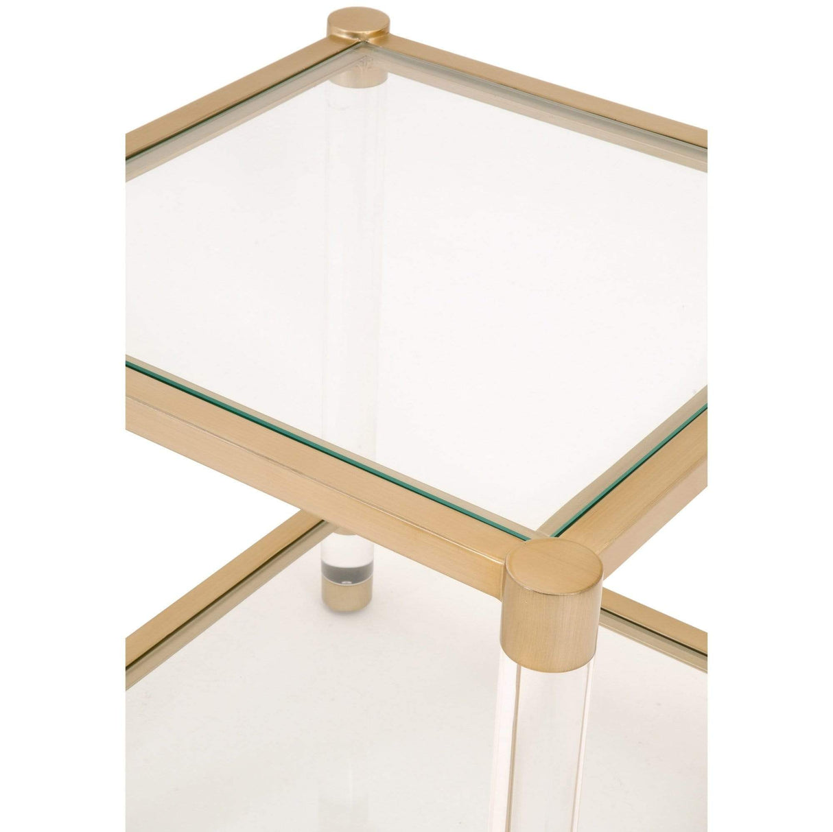 BLU Home Nouveau End Table Furniture orient-express-6074.BBRS/CLR