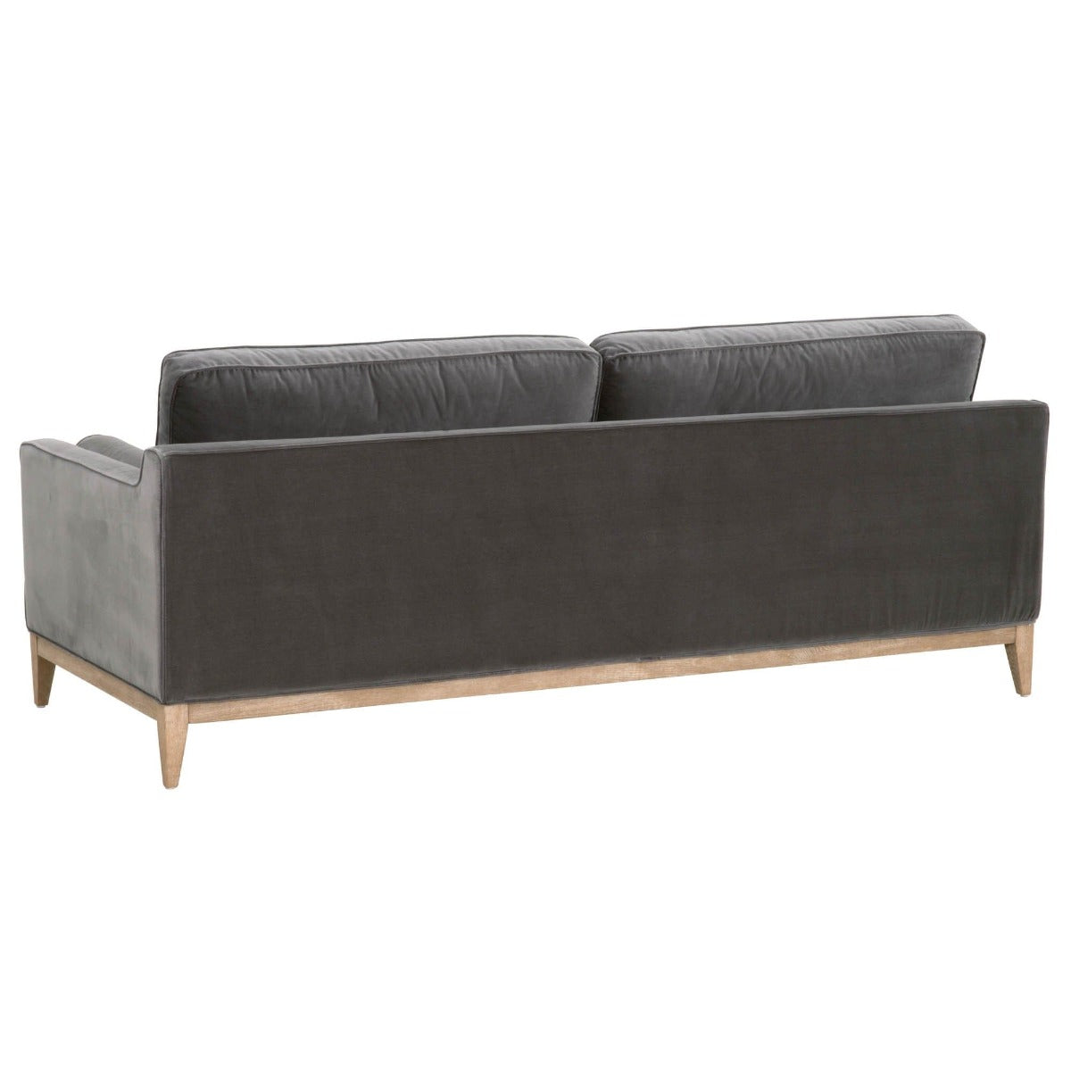 BLU Home Parker 86" Post Modern Sofa - Dark Dove Velvet Furniture orient-express-6602-3.DDOV/NG 00842279116002