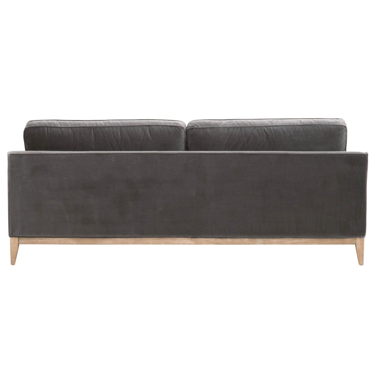 BLU Home Parker 86" Post Modern Sofa - Dark Dove Velvet Furniture orient-express-6602-3.DDOV/NG 00842279116002