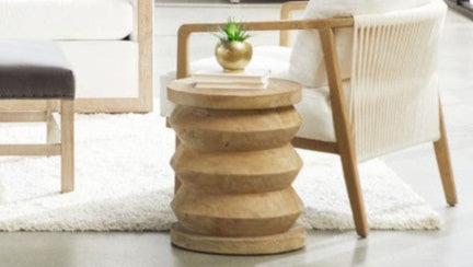 BLU Home Pier Accent Table Furniture orient-express-8029.SGRY-PNE