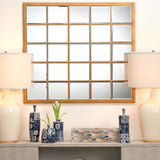 BLU Home Rectangular Grid Mirror Wall