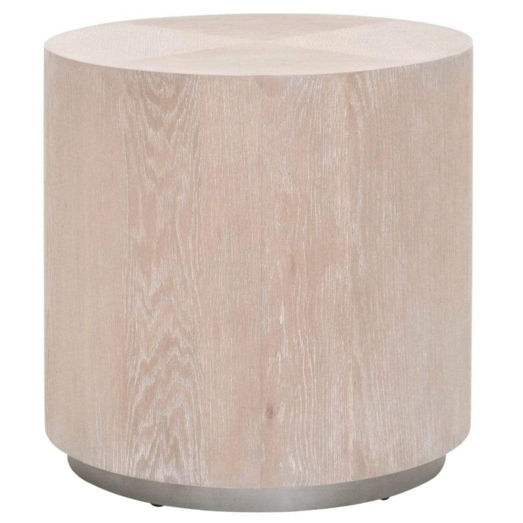 BLU Home Roto End Table Furniture orient-express-4609-L.NGO/SLV
