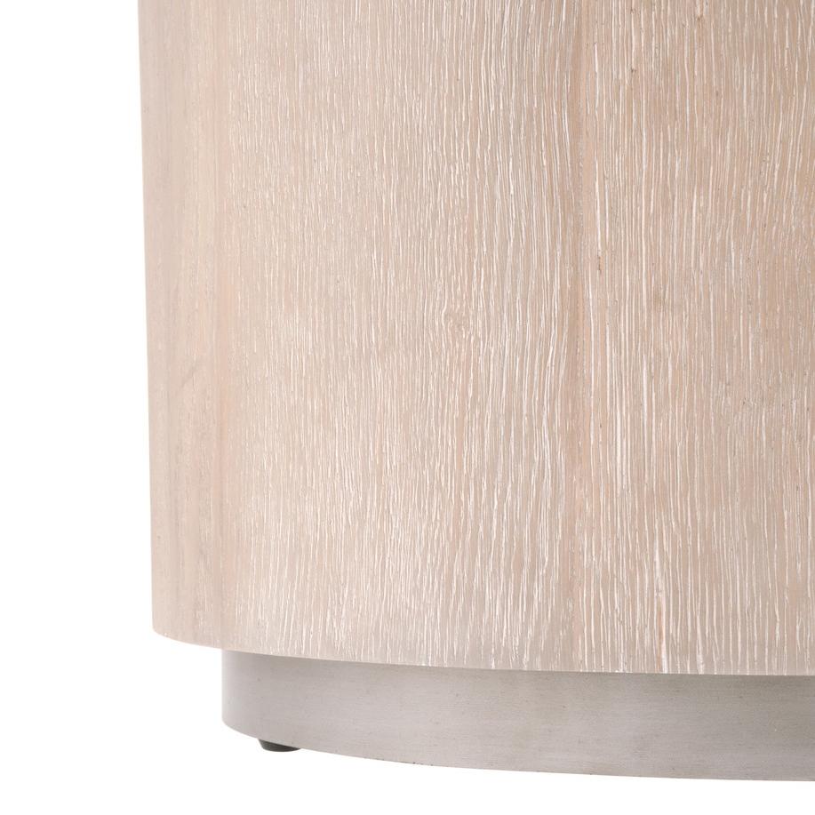 BLU Home Roto End Table Furniture orient-express-4609-L.NGO/SLV