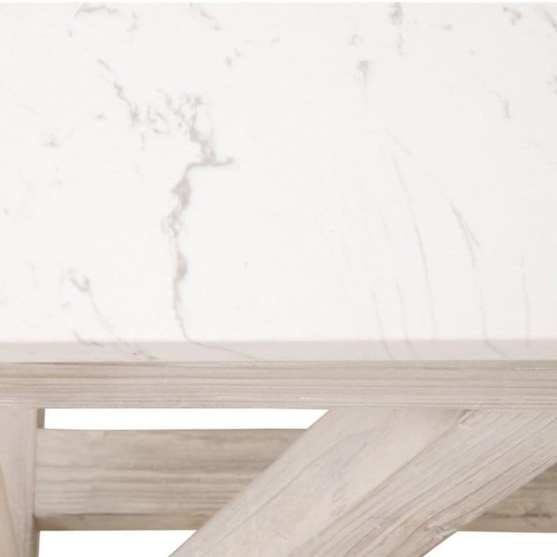 BLU Home Spruce End Table Coffee Tables orient-express-8020.WW-PNE/WHTQ