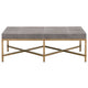 BLU Home Strand Shagreen Coffee Table - Gray Furniture orient-express-6117.GRY-SHG/GLD 00842279113544