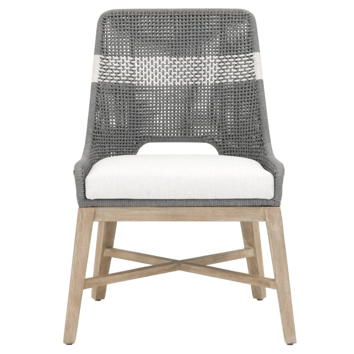 BLU Home Tapestry Dining Chair - Dove (Set of 2) Furniture orient-express-6850.DOV/WHT/NG