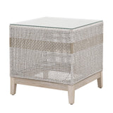 BLU Home Tapestry Outdoor End Table Furniture orient-express-6847.WTA/GT