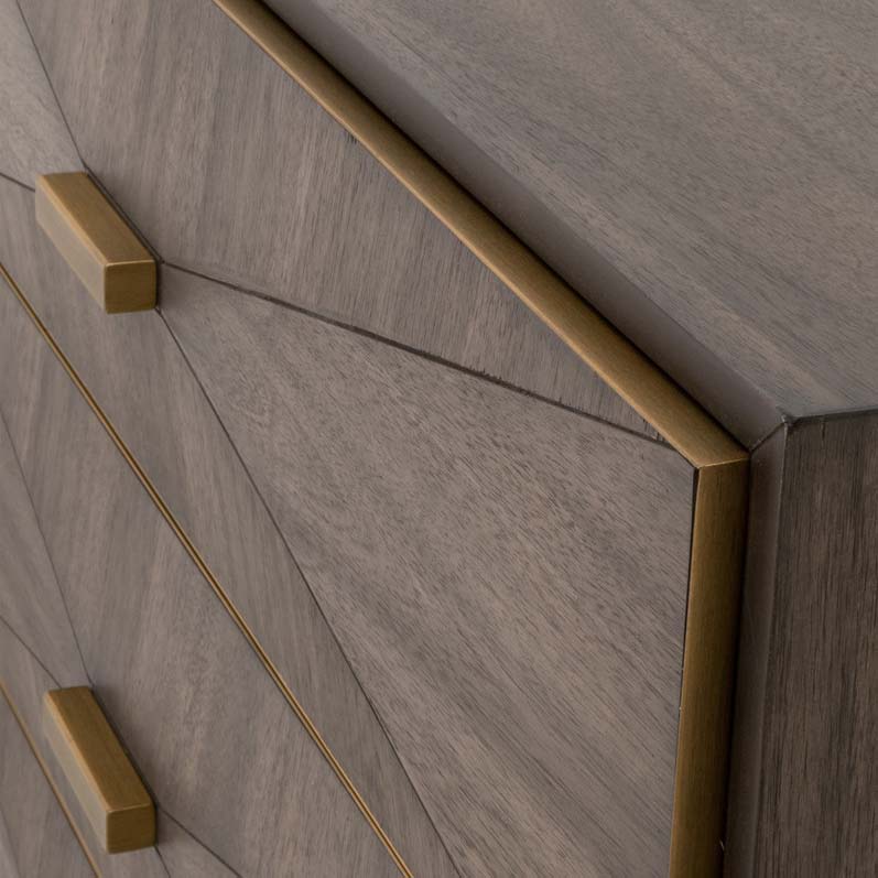 BLU Home Wynn 3-Drawer Nightstand Furniture