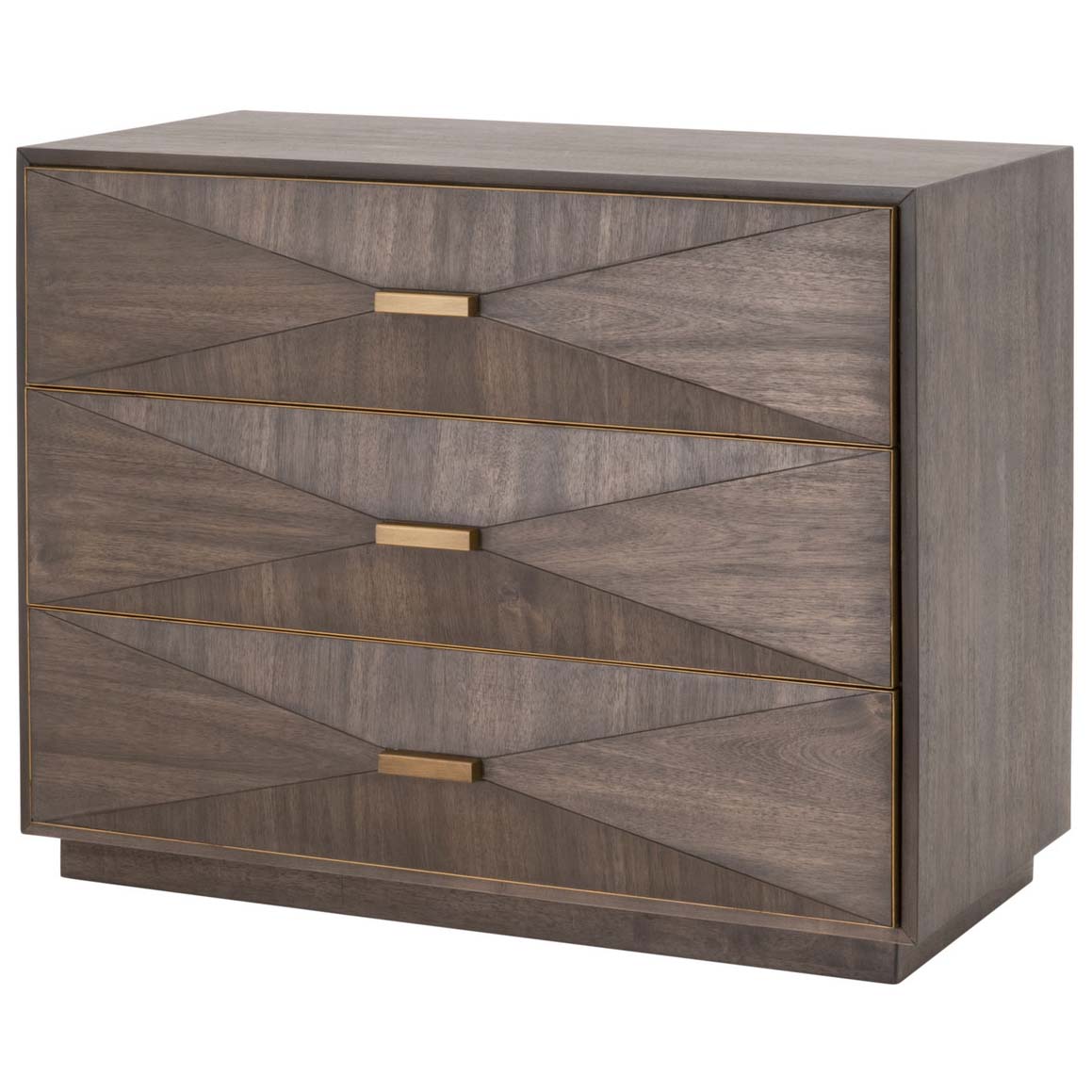 BLU Home Wynn 3-Drawer Nightstand Furniture