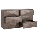 BLU Home Wynn 6-Drawer Double Dresser Furniture
