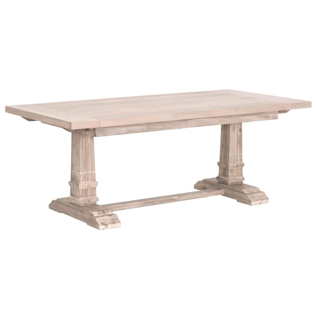 BLU Hudson Rectangle Extension Dining Table - Natural Gray Furniture orient-express-6015.NG