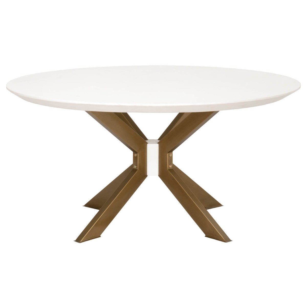 BLU Industry Round Dining Table Furniture orient-express-4632-RD.BRA/IVO