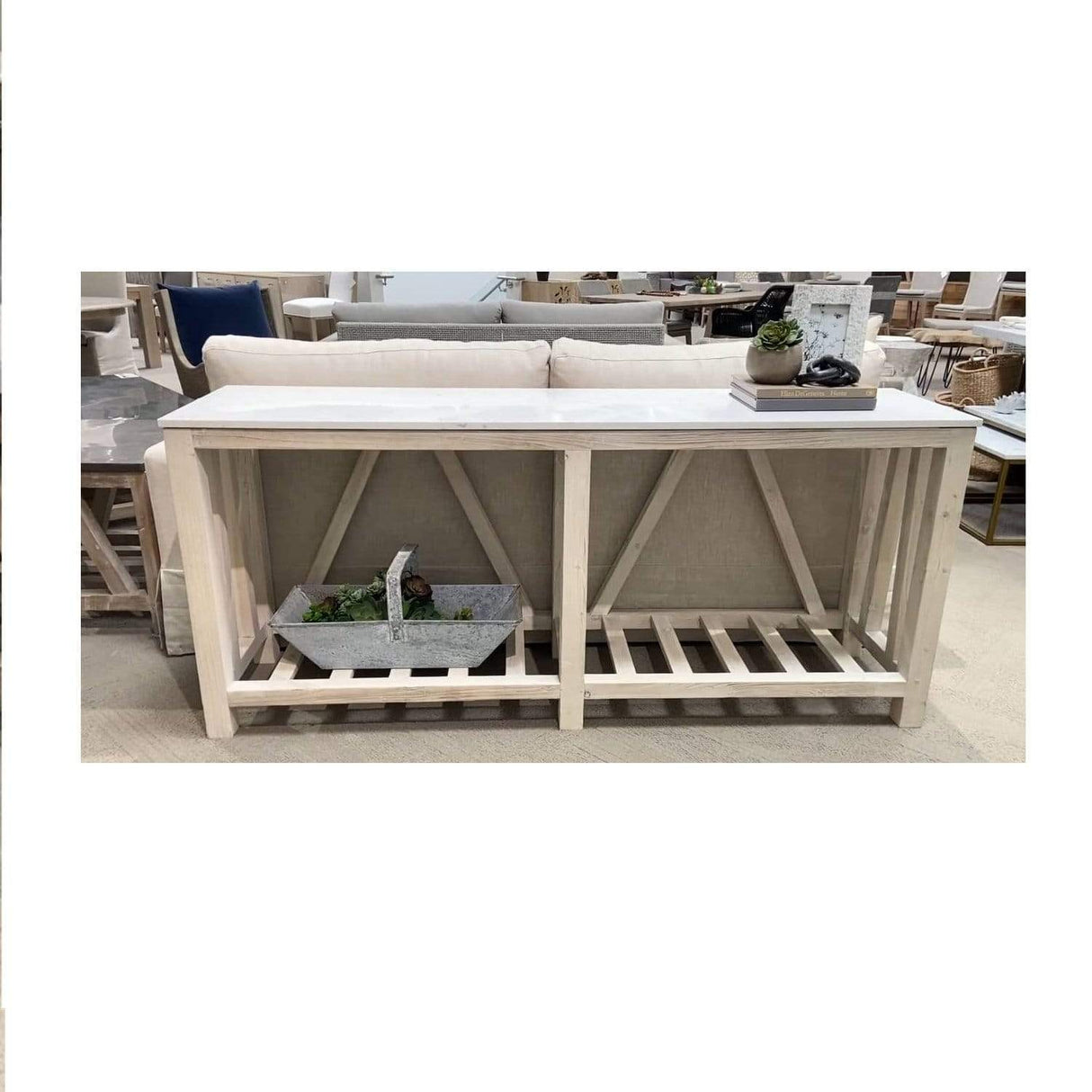 BLU Spruce Console Table - 6/8/2022 Tables orient-express-8021.WW-PNE/WHTQ