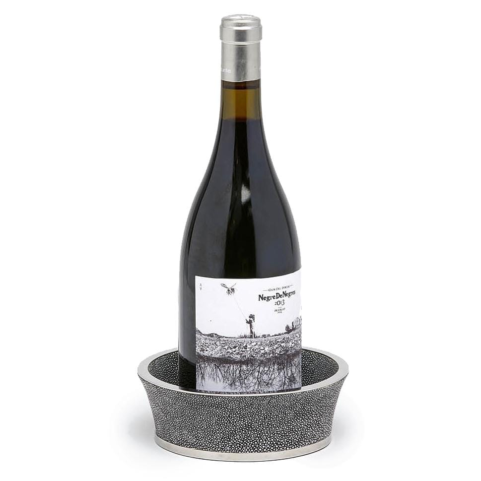 Blue Pheasant Angelica Wine Coaster - Cool Gray Decor blue-pheasant-angelica-cool-gray