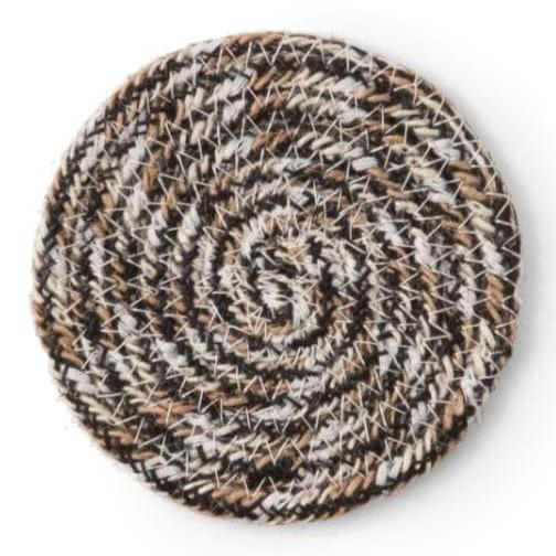 Blue Pheasant Atticus Coasters - Espresso (Set of 4) Pillow & Decor blue-pheasant-BARATTIC-ESP-RD