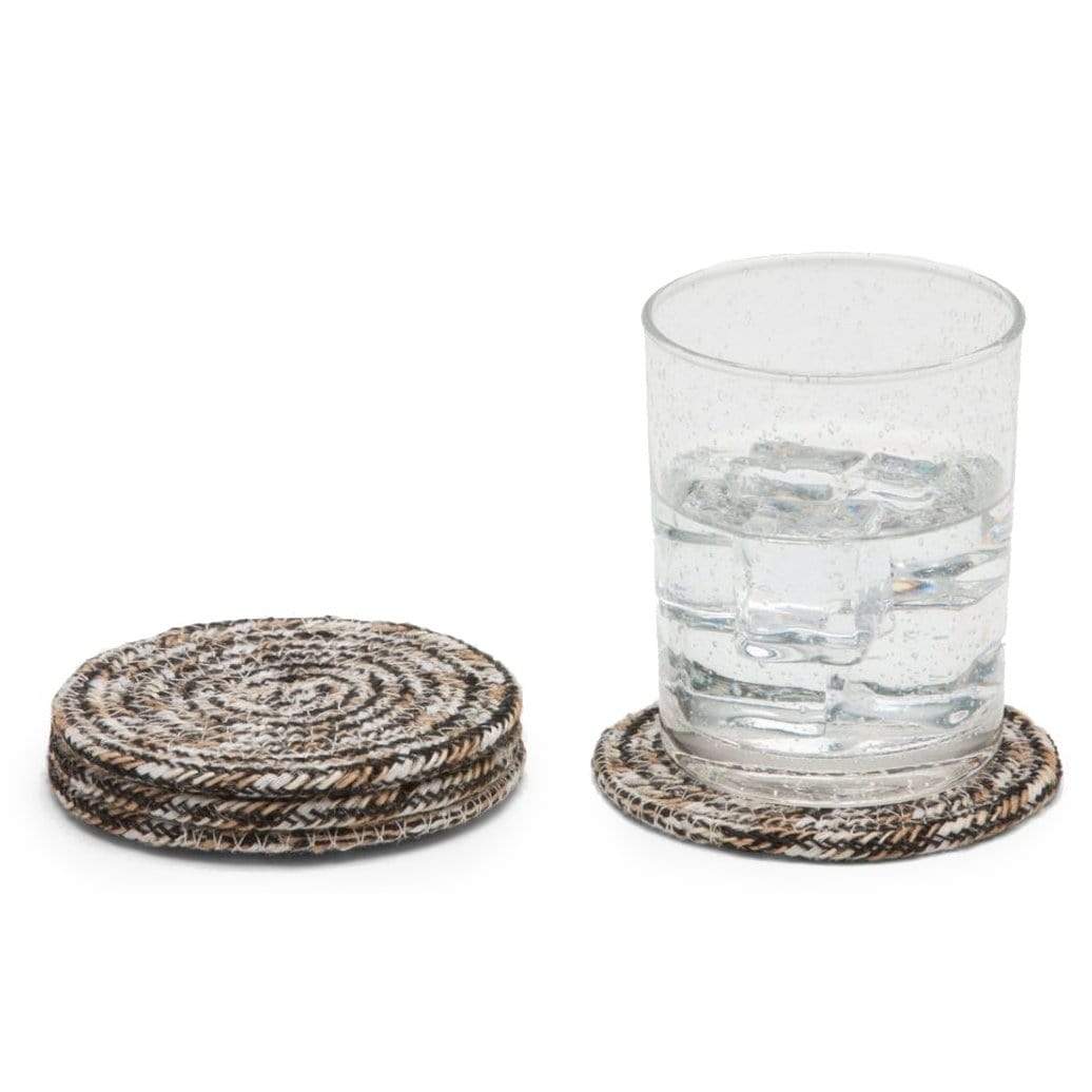 Blue Pheasant Atticus Coasters - Espresso (Set of 4) Pillow & Decor blue-pheasant-BARATTIC-ESP-RD